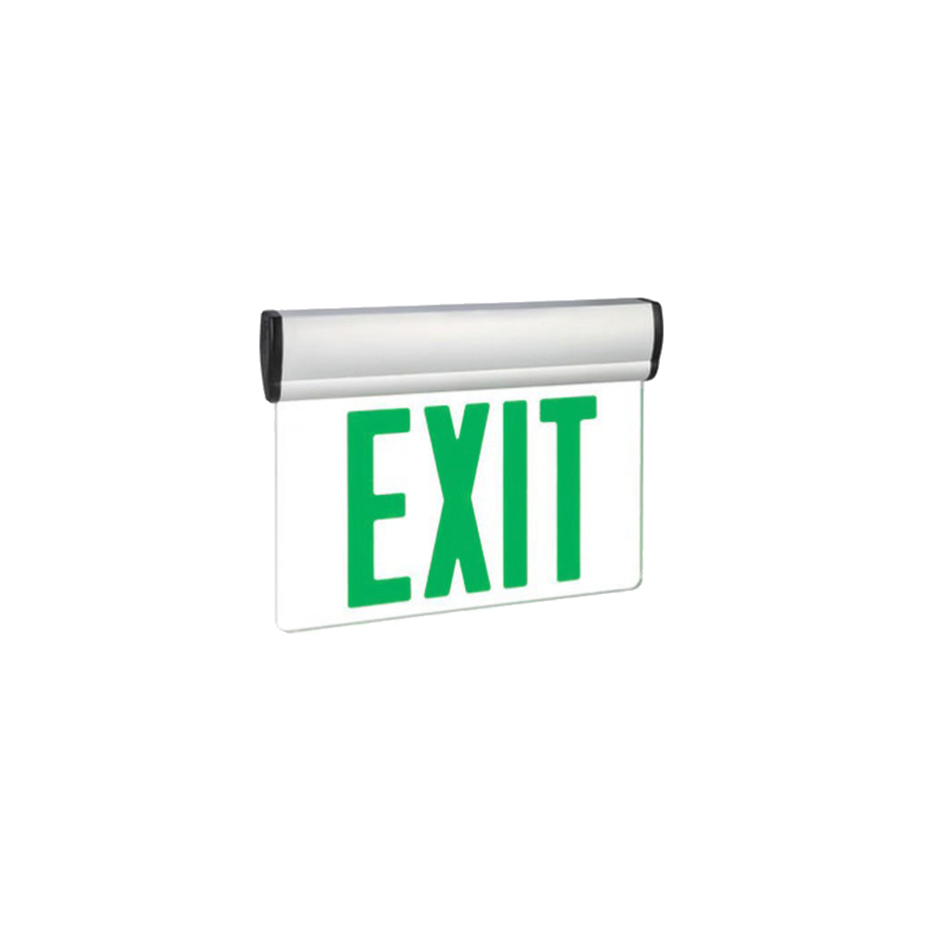 Slope Ceiling Lit Exit, Double Face Self Diagnostic