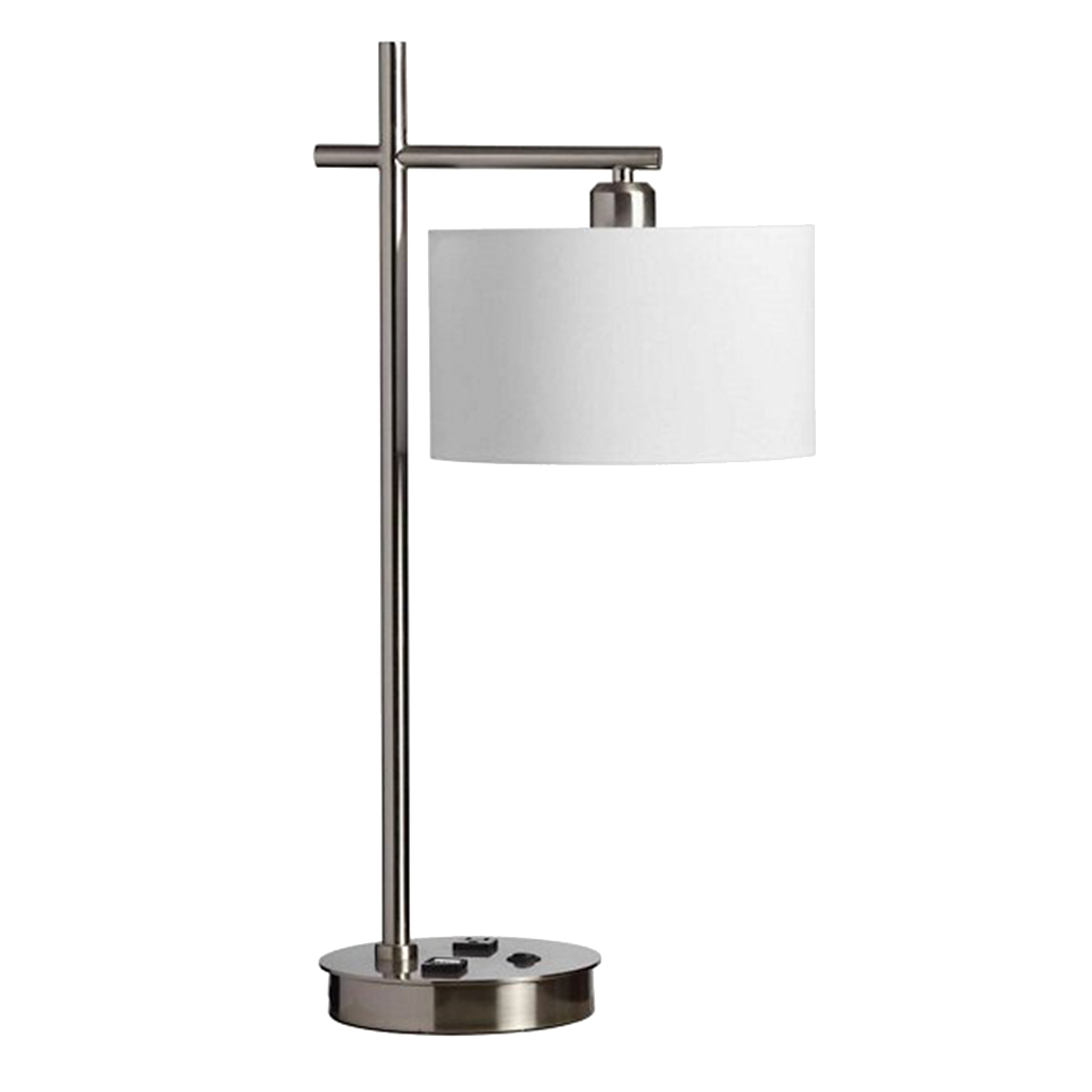 Table Lamp w/ USB and Outlet