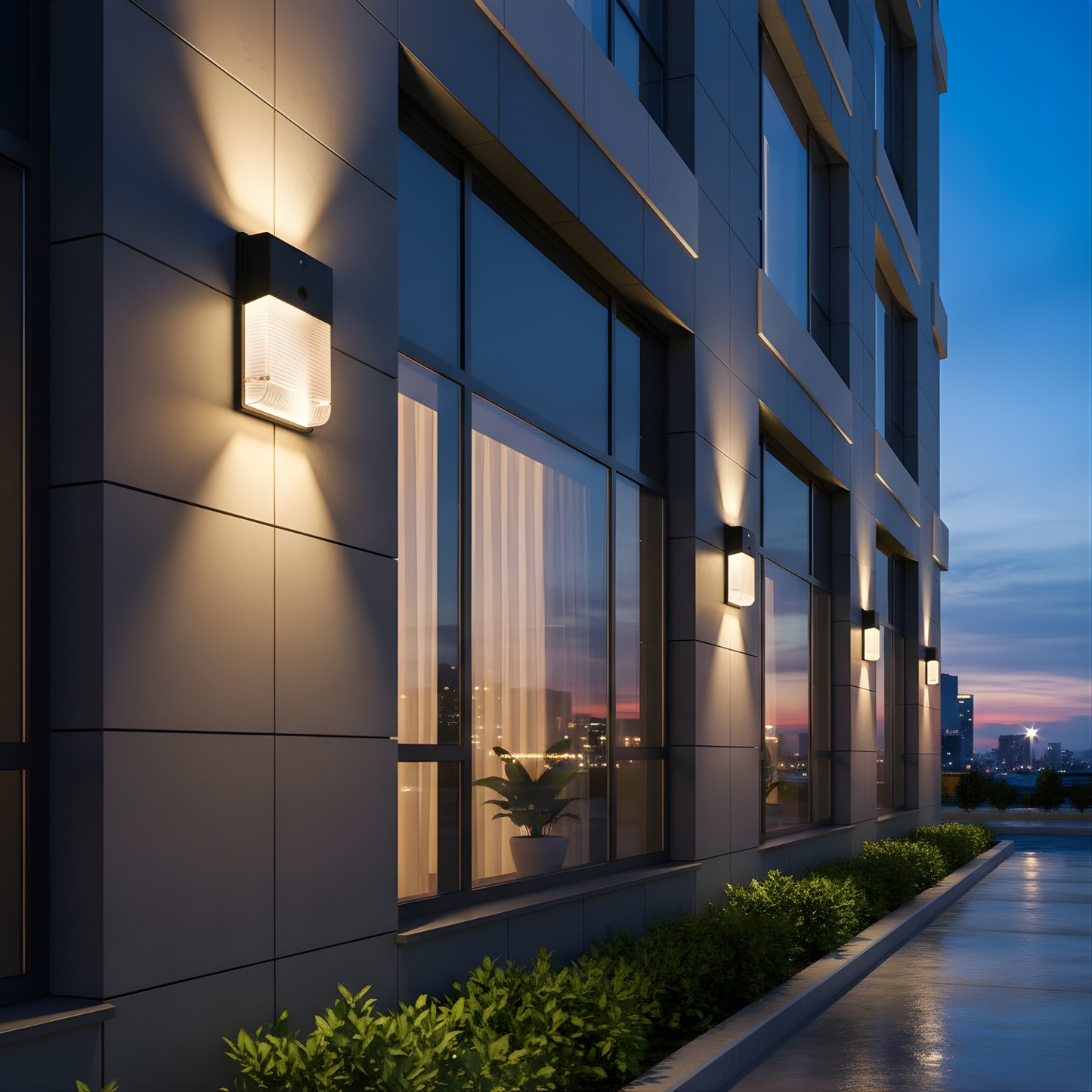 Exterior LED Wall Pack w/ Photocell