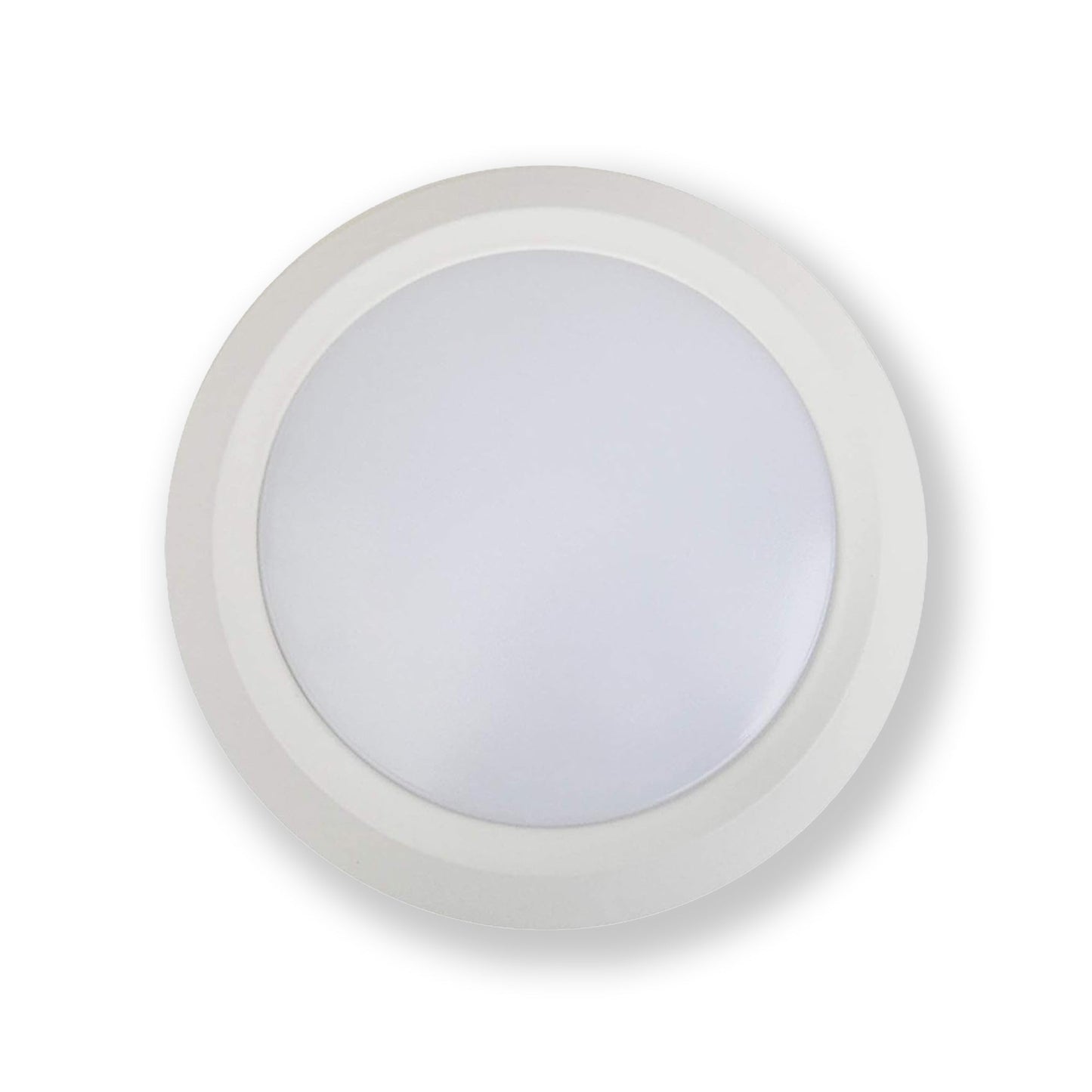7 Inch LED Disk Light 15W - 3000K - 1080Lumens - White (1 Pack, 2 Pack, 4 Pack, 6 Pack, 8 Pack)