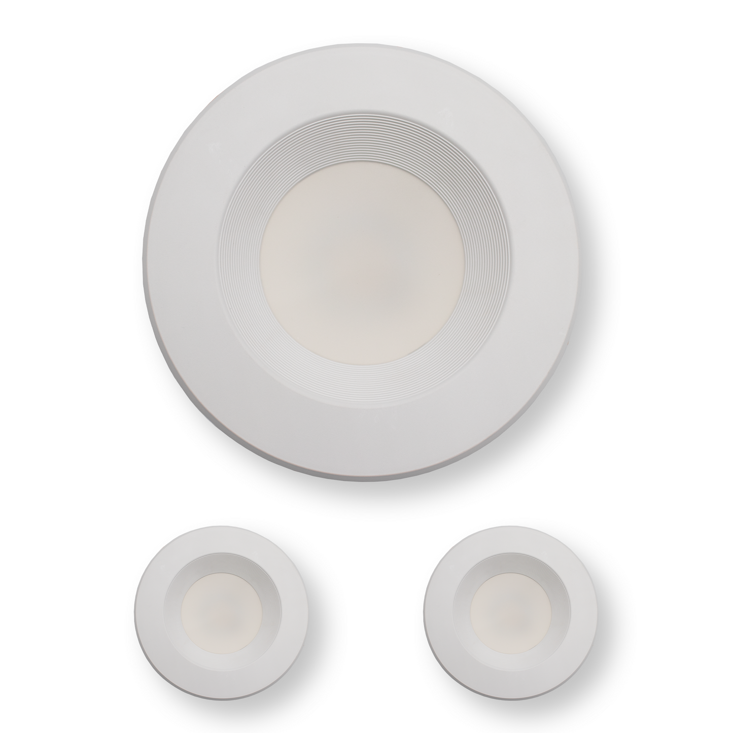 5/6 Inch Recessed Lighting Trim LED Disk Light 13W - 3000K,4000K,5000K - 950Lumens (1 Pack, 2 Pack, 4 Pack, 6 Pack, 8 Pack)