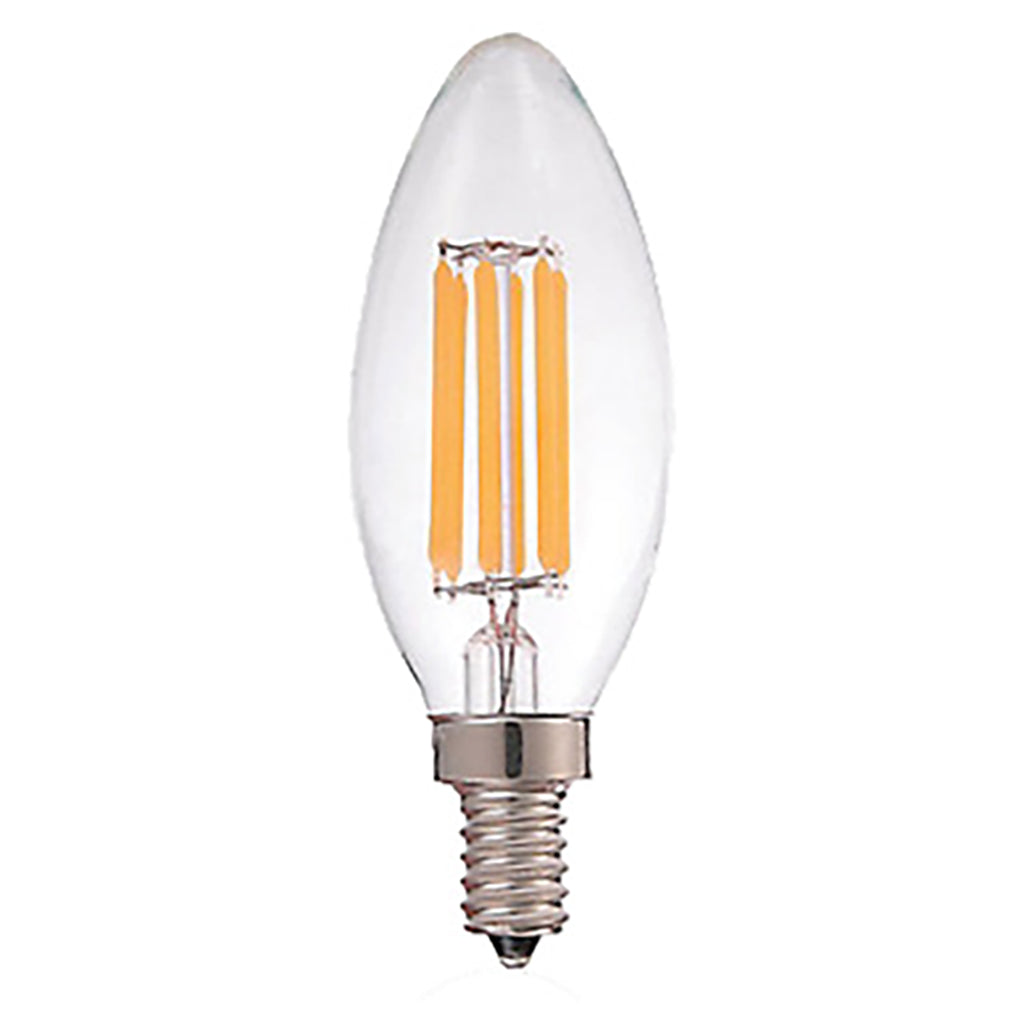 LED 4 Watt Torpedo Candle Base Dimmable Light Bulb