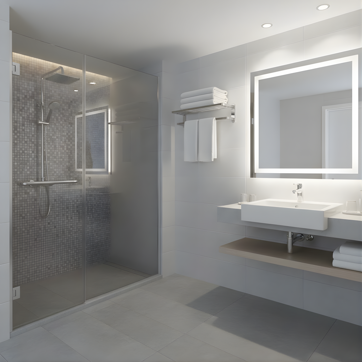 Hotel Towel Rack with 24.5" Bar