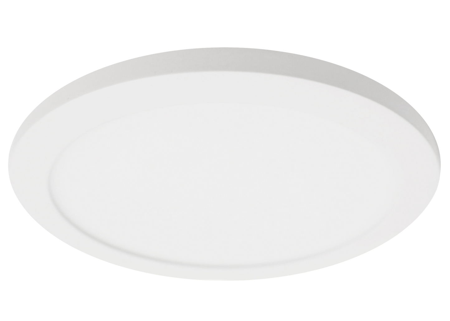 LED-DL60015P-WH - 12 Watt LED Plastic Slimline White Disk Ceiling Light