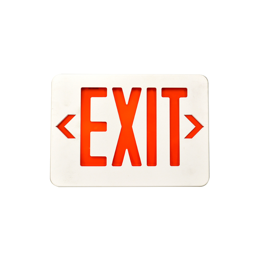 LED Exit Sign - Red Letters - Battery Back Up