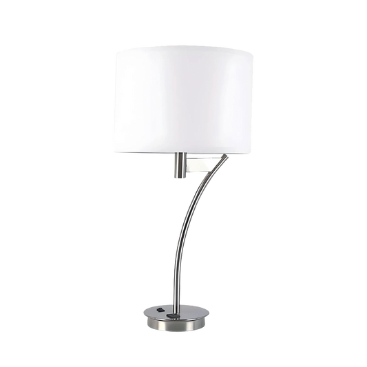 Single Table Lamp with 1-Outlet